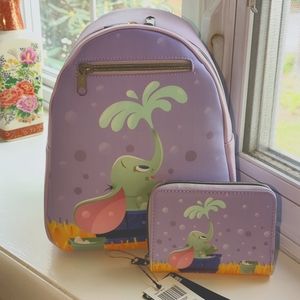 Disney Loungefly Dumbo Mini Backpack and Wallet